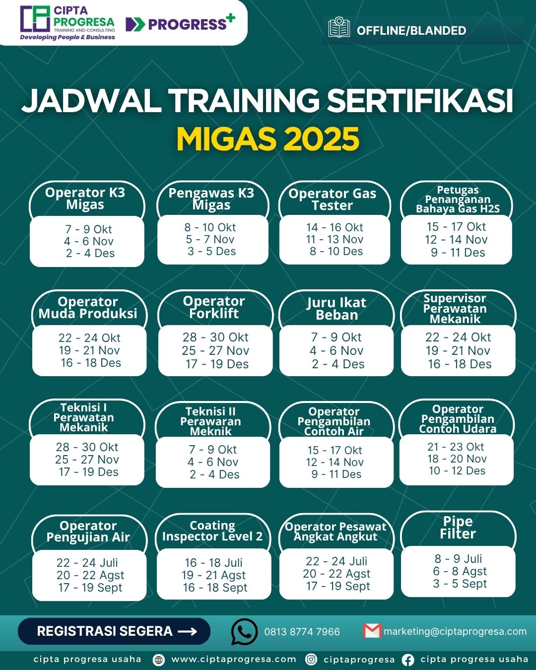 Training Sertifikasi Migas